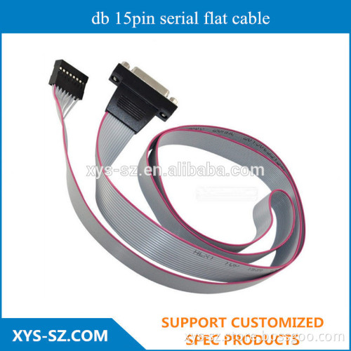 wholesale high quality db 15pin serial flat cable